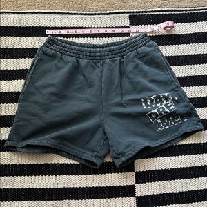 DAYDREAMER Vintage Black Sweatshort Shorts
